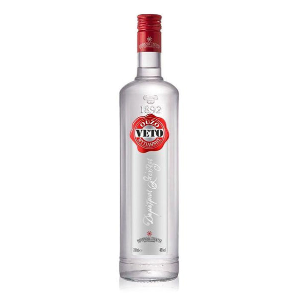 Ouzo Veto Silver 700ml - Σπέντζα (Ποτοποιία)