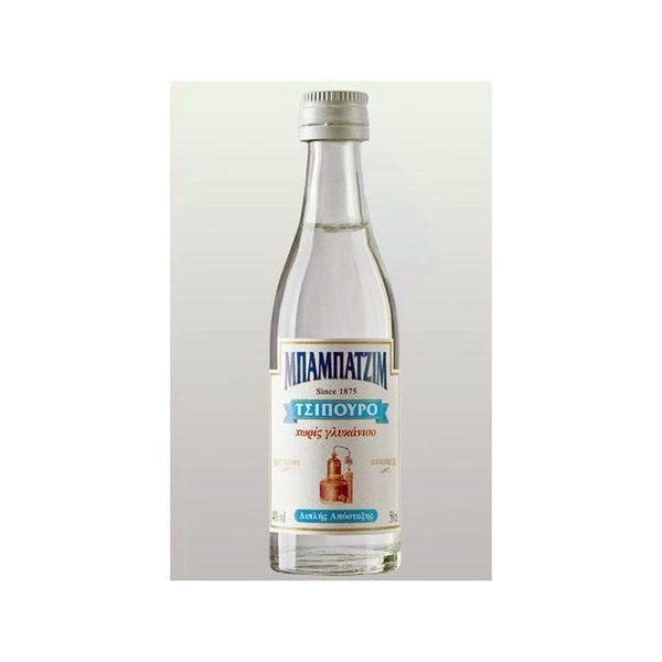 Tsipouro Babatzim without Anise 0.2lt 200ml - A. Babatzim OE