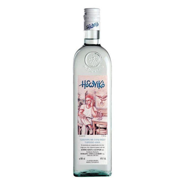 Tsipouro Hedoniko with Anise 0.7lt 700ml - Lazaridis Costas